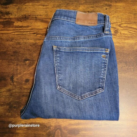 Madewell Jeans Size 29 Skinny 10" High Rise Tummy Control Rosecliff Wash  H6319 - Picture 3 of 13